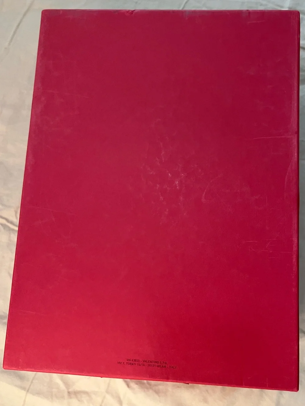 Valentino Garavani Bright Red Embossed Gift Box